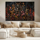 Large Floral Painting Print Illustration Flowers Canvas Wall by MyGreatCanvas | Canvas Wall Art Prints | Photo Prints & Wall Decor