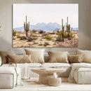 Desert Cactus Canvas Wall Art – Serene Southwestern Arizona by MyGreatCanvas | Canvas Wall Art Prints | Photo Prints & Wall Decor