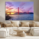 Golden Gate Bridge Wall Art Canvas Print – Framed San by MyGreatCanvas | Canvas Wall Art Prints | Photo Prints & Wall Decor
