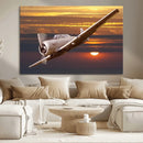 Old War Plane Wall Art Canvas Print by MyGreatCanvas | Canvas Wall Art Prints | Photo Prints & Wall Decor