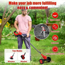 Cordless Electric Lawn Mower 2500W with 2 Batteries & 3 Blades by 2Dropme