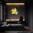 Tape Banana Table Neon Sign, Uv Print Neon, Banana Uv Print Neon Sign, Neon Light,Neon Wall Art, Neon Sign,Neon Light Sign, Neon Gifts