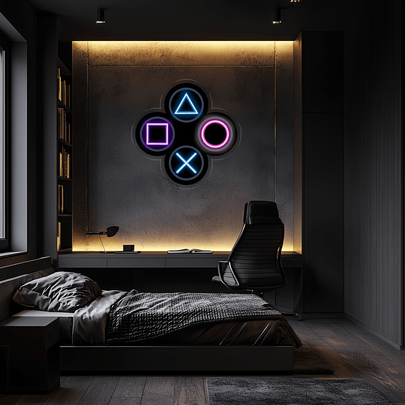 Gamer Plexiglass Neon Art, Gamer Neon Sign, Neon Light Sign, Neon Wall Art, Neon Sign, Neon Light Sign, Neon Gifts, Gamer Gifts