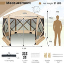 11.5 X 11.5 FT Pop-up Screen House Tent with Portable Carrying Bag by LJGDeals