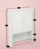 Modern Wall Mounted Bathroom & Kitchen Storage Cabinet – Space-Saving Organizer by 2Dropme