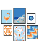 Summer gallery wall