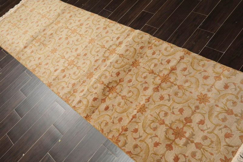 3' x 9'9" Runner Hand Knotted 100% Wool Tibetan Oriental Area Rug Moss