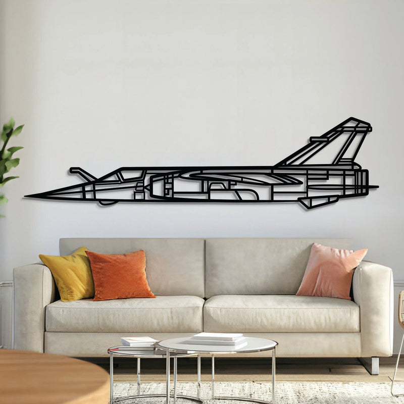 Mirage F1CT Metal Aircraft Wall Art - NCP0585