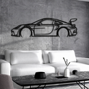 911 GT3 RS Model 992 Detailed Metal Car Wall Art - MT0859