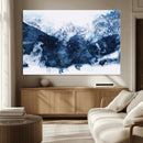 Abstract Blue Mountain Canvas Wall Art – Modern Triptych by MyGreatCanvas | Canvas Wall Art Prints | Photo Prints & Wall Decor