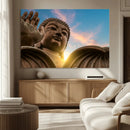 Buddha Statue and Daylight Wall Art, Buddha Statue Wall Art by MyGreatCanvas | Canvas Wall Art Prints | Photo Prints & Wall Decor