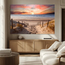 Sunset on the Sea Wall Art Canvas Print by MyGreatCanvas | Canvas Wall Art Prints | Photo Prints & Wall Decor