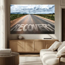 Recovery Road Wall Art Canvas Print