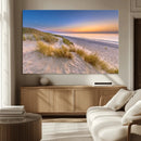 Sunrise On The Beach Wall Art Canvas Print