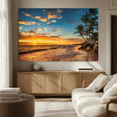Sunset Wall Art Canvas Print