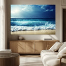 Majestic Ocean Wave Wall Art Canvas | 3 Panel Large Seascape