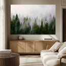 Forest Wall Art Canvas Print | Foggy Forest Wall Art | Pine