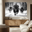 Buffalo Wall Art Canvas Print, Bison Family Wall Art Canvas by MyGreatCanvas | Canvas Wall Art Prints | Photo Prints & Wall Decor