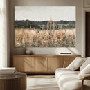 Abstract Wildflower Art Field Landscape Oil Painting Print,