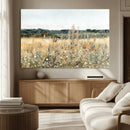 Wildflower Field Wall Art Canvas | Nature-Inspired Landscape