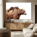 Mother and Baby Bear Canvas Wall Art - Adorable Wildlife by MyGreatCanvas | Canvas Wall Art Prints | Photo Prints & Wall Decor