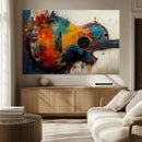 Abstract Guitar Wall Art Canvas | Vibrant Music-Inspired Art by MyGreatCanvas | Canvas Wall Art Prints | Photo Prints & Wall Decor