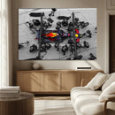 RedBull Formula 1 Canvas Wall Art Print