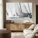 Yacht Sailboat Regatta Canvas Wall Art Canvas Print