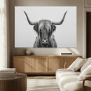 Farmhouse Longhorn Wall Art Canvas Print, Longhorn Texas by MyGreatCanvas | Canvas Wall Art Prints | Photo Prints & Wall Decor