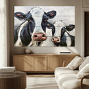 Vintage Baby and Mom Cattle Wall Art Canvas Print by MyGreatCanvas | Canvas Wall Art Prints | Photo Prints & Wall Decor