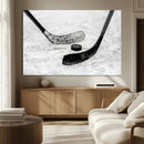 Winter Ice Hockey Sport Canvas Wall Art Print - Hockey Wall by MyGreatCanvas | Canvas Wall Art Prints | Photo Prints & Wall Decor
