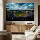 3-Panel Kauffman Stadium Wall Art Print | Large Kansas City