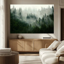 Misty Forest Wall Art – Tranquil Green Woodland Canvas by MyGreatCanvas | Canvas Wall Art Prints | Photo Prints & Wall Decor