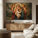 Mary Jesus Canvas Wall Art Print - Madonna and Child with