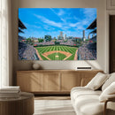 Wrigley Field Chicago Cubs Panoramic Art Multi-Piece Canvas