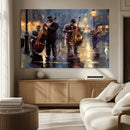 Afro Abstract Jazz Music Wall Art Canvas Print – Colorful