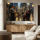 Jazz Canvas Wall Art Print – Abstract African American Music by MyGreatCanvas | Canvas Wall Art Prints | Photo Prints & Wall Decor