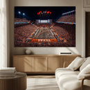 Texas Stadium Night Game Wall Art Canvas Print – Vibrant