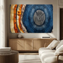 Abstract Tree Rings Wall Art Canvas Print – Modern Wood by MyGreatCanvas | Canvas Wall Art Prints | Photo Prints & Wall Decor