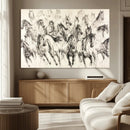 Abstract Horse Wall Art Canvas Print – Framed Horse Sketch by MyGreatCanvas | Canvas Wall Art Prints | Photo Prints & Wall Decor