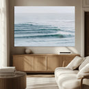 Ocean Waves Wall Art Canvas Print – Framed Surfer Lineup by MyGreatCanvas | Canvas Wall Art Prints | Photo Prints & Wall Decor