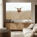 Texas Longhorn Wall Art Canvas Print – Framed Lone Cattle by MyGreatCanvas | Canvas Wall Art Prints | Photo Prints & Wall Decor
