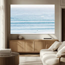 Ocean Wave Surfer Wall Art – Framed Minimal Seascape Canvas by MyGreatCanvas | Canvas Wall Art Prints | Photo Prints & Wall Decor