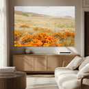 Golden Wildflowers Wall Art Canvas Print – Framed Hills by MyGreatCanvas | Canvas Wall Art Prints | Photo Prints & Wall Decor