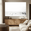 Monochrome Swimming Wall Art Canvas Print – Framed Ocean by MyGreatCanvas | Canvas Wall Art Prints | Photo Prints & Wall Decor