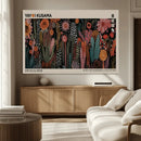 Modern Japanese Wall Art Canvas Print – Framed Abstract
