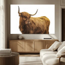Highland Cow Wall Art Canvas Print – Framed Farmhouse Rustic by MyGreatCanvas | Canvas Wall Art Prints | Photo Prints & Wall Decor