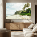 Relaxing Beach Wall Art Canvas Print – Framed Ocean View