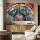 Tree Rings Wall Art Canvas Print – Framed Petrified Wood by MyGreatCanvas | Canvas Wall Art Prints | Photo Prints & Wall Decor
