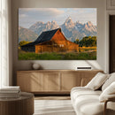 Rustic Barn Wall Art Canvas Print – Framed Grand Teton Park by MyGreatCanvas | Canvas Wall Art Prints | Photo Prints & Wall Decor